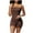Summer01Brown, variant on Plus Size Shapewear for Women, Womens High Waisted Halter Tops Shapewear Waistband Hip Lift Safety Thigh Slimming Solid Color Seamless Corset Underwear Bodysuits Spring