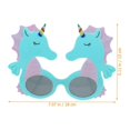 thumbnail image 3 of Festival Sunglasses Unicorn Design Kids Party Props Abs Material Enhancing Atmosphere 2Set, 3 of 4
