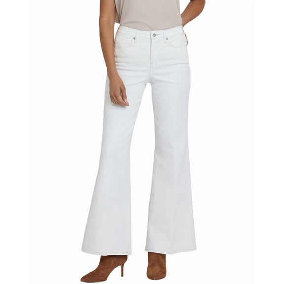 NYDJ womens Mia Winter White Palazzo Jean, 14