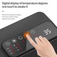 thumbnail image 3 of Portable heater, 1500W electric radiator with oscillating fan, timer and remote control, 3 of 5