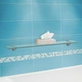thumbnail image 2 of Rectangle Floating Glass Shelf Kit 6" X 27" - Clear, 2 of 6