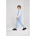 thumbnail image 3 of LOLANTA Boys Vest Suits 4PCs Wedding Ring Bearer Outfits Wasitcoat Shirt Pants Bow Tie, 3 of 6