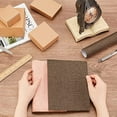 thumbnail image 4 of 1pc 39.4x16.9 Inch Brown Book Binding Cloth Bookcover Fabric Surface with Paper Backed Book Cloth Close-Weave Book Cloth for Book Binding Scrapbooking DIY Crafts, 4 of 9