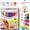 6-Pack, variant on 3D Magic Popcorn Pens, 2026 New DIY Bubble Popcorn Drawing Pen with 6/12 Colors, Dries with Fun Texture for Drawing Coloring Crafts Art Projects and Classroom