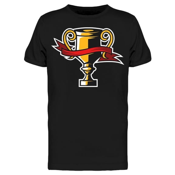 Gold Champion Trophy Gamer Icon Tee Men's -Image by Shutterstock