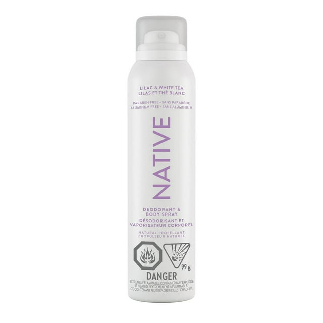Native Aerosol-Free Spray Deodorant, Lilac & White Tea