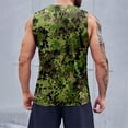 thumbnail image 5 of Mens Tank Top Summer Casual Sleeveless Camo Tees Loose Comfortable Running Muscle Workout Beach Breathable Vests Camouflage XXL, 5 of 6