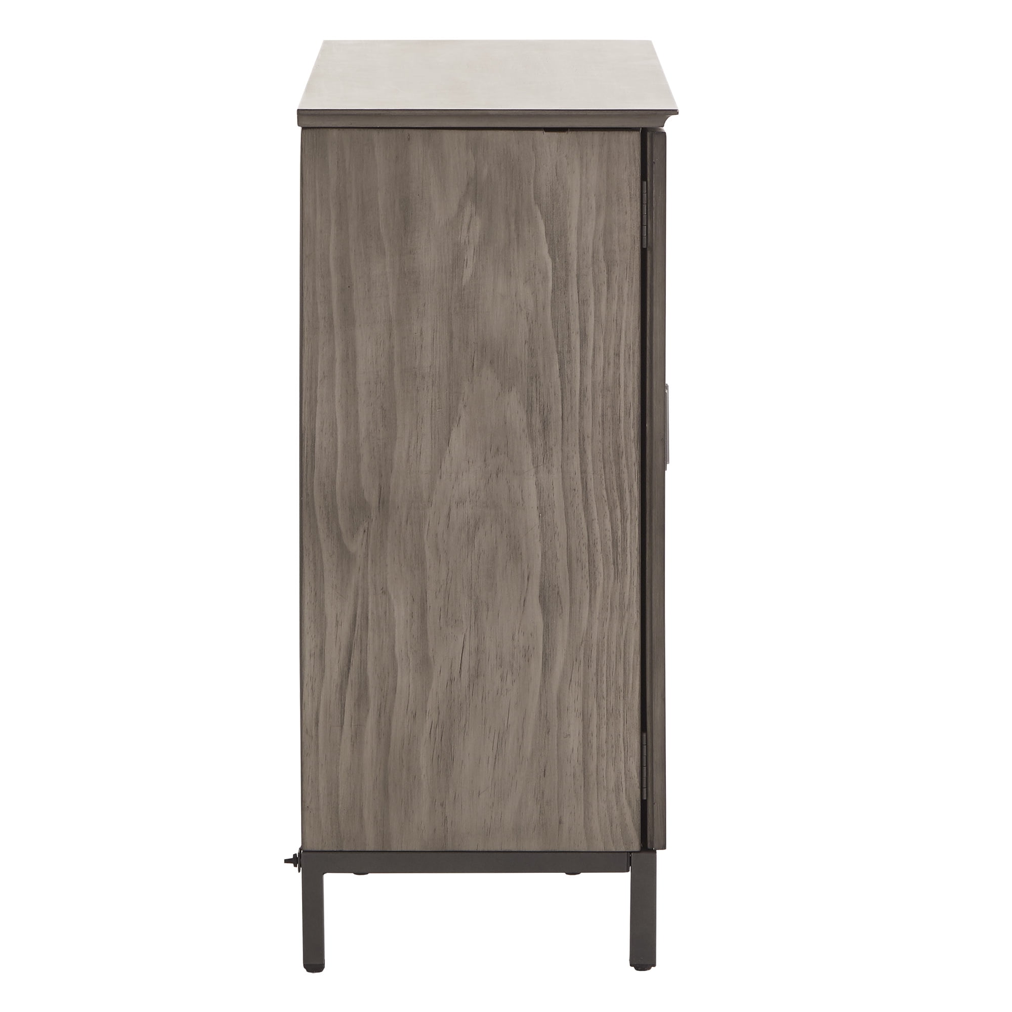 Weston Home Arron Shoe Storage Cabinet, Grey