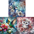 thumbnail image 1 of 5D DIY Kit Muñeco Nieve Del Artesanía 40x40cm, 1 of 8