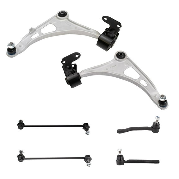 TRQ Front Control Arms Tie Rods Links Kit Fits 2014-2019 Acura MDX PSA28660