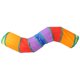 thumbnail image 1 of S-Shaped Collapsible Cat Kitten Tunnel, Rainbow Color Tube Interactive Training Pet Toy, 1 of 4