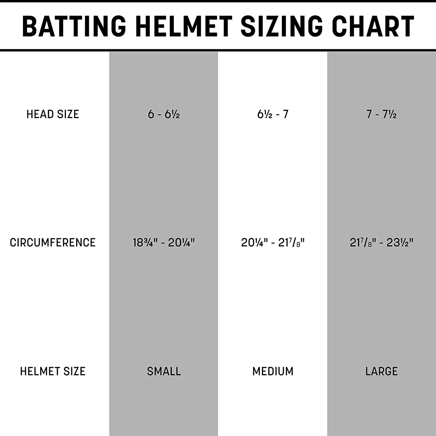 Mizuno baseball helmet size chart cheap