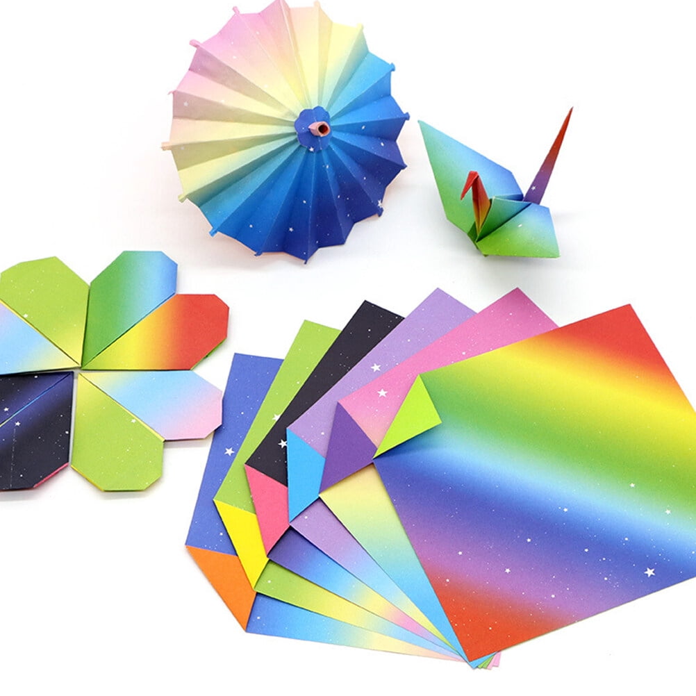 Luxshiny Decorative Origami Paper Folding Paper re Shape 174Pcs