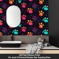 thumbnail image 2 of 1 piece, fashionable and artistic self-adhesive removable wallpaper, 2D flat abstract pattern PVC wallpaper, can be spliced, home decoration background wall paper decorative wallpaper, suitable for k, 2 of 11