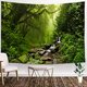 thumbnail image 2 of Tapiz Decorativo de Pared Dormitorio - Bosque Tropical Naturaleza Eco Plantas Cascada - 200 x 150 cm Grande - Papel Pintado de Tela - Tapiz de Pared Estético - Decoración Panorámica JAMW Sencillez, 2 of 5