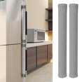 thumbnail image 4 of Pack of 2 Refrigerator Door Handle Cover Kitchen Appliance Microwave Fingerprint Protector Gloves Accessory for Restaurant Cafe Gray, 4 of 9
