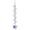 Silver With Star Prism, variant on 20.5inch Gazing Ball Spiral Tail,Decorative Wind Spinner Sun Catcher,Rainbow Maker Double-Spiral W/Sea Blue Crystal Ball and Chain,Glass Crystals for Indoor Outdoor Decoration