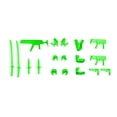 thumbnail image 6 of 3D Printed Finished Titan Robot Action Figure Set with 9 Unique Weapons and Flexible Joints for Collectors Desktop Ornament Green, 6 of 6