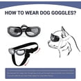 thumbnail image 2 of Dog Sunglasses Small Breed, Uv Protection Small Dog Goggles, Wind Dust Proof Small Goggles With Adjustable Straps, 2 of 5