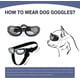 thumbnail image 2 of Dog Sunglasses Small Breed, Uv Protection Small Dog Goggles, Wind Dust Proof Small Goggles With Adjustable Straps, 2 of 5