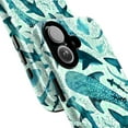 thumbnail image 2 of Teal Whale Shark Pattern Phone Case, Watercolor Marine Life iPhone Cover, Artistic Protective Case for iPhone 17 16 15 14 13 12 11 Plus Pro Max Mini, 2 of 6