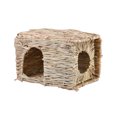 thumbnail image 1 of Cabane Pliante Tissée pour Petits Animaux Maison Jouet à Mâcher pour Animaux de Compagnie Cage de Nid, 1 of 6