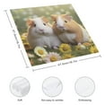 thumbnail image 3 of Shangniulu Cute Guinea Pigs Dinner Napkins Soft Cloth Napkins Printed Table Napkins for Parties Weddings Event  4 PCS, 3 of 7