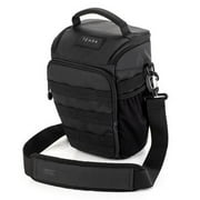 Tenba Axis v2 4L Top Loader Camera Bag for DSLR or Mirrorless camera with attached 24-70mm (or 70-200mm 2.8 when bag is expanded)  Black (637-750)