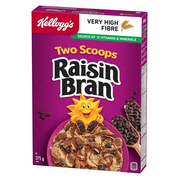 Kellogg’s Raisin Bran deux pelletées® originale 375g
