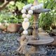 thumbnail image 4 of Wooden Beads Garland with Jute Tassels Rustic Heart Wall Hanging Decor Home Crafts, 4 of 4
