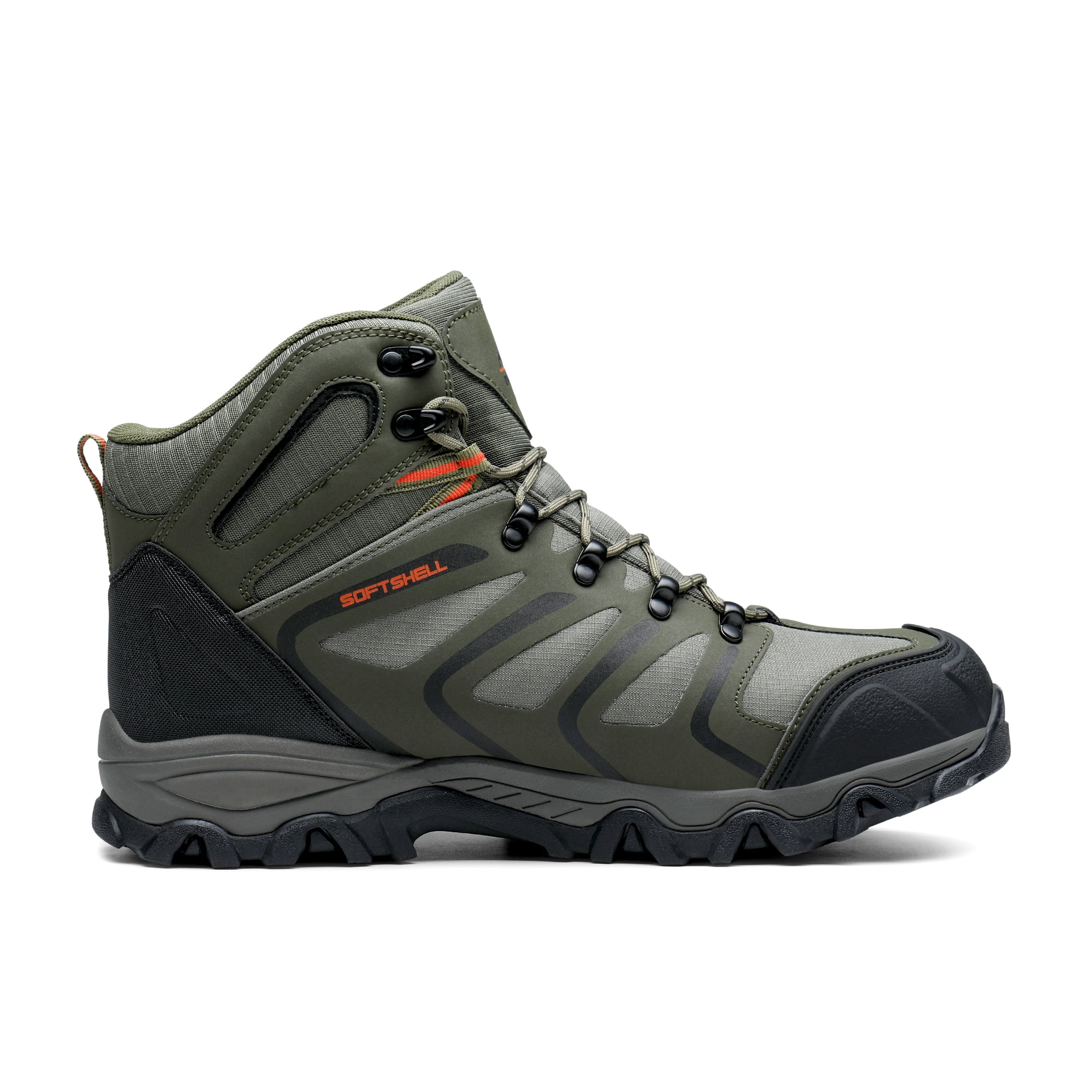 Mens Waterproof Ankle-High Hiking Boots - Lightweight Outdoor Shoes for Trekking Trails