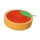 thumbnail image 2 of Rascador redondo de sisal Salvador cama para gatos cuenco rascador nido Tabla rascadora frutas naranja, 2 of 10