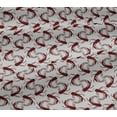 thumbnail image 4 of oneOone Cotton Jersey Dark Red Fabric Koi Fish Ocean Fabric For Sewing Printed Craft Fabric By The Yard 58 Inch Wide, 4 of 4