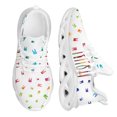 thumbnail image 1 of Zapatos planos de plataforma ligeros para mujer, de nuevo estilo, con diseño de cielo estrellado y dental oscuro, zapatillas de malla para mujer, 1 of 6