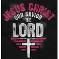 thumbnail image 2 of Jesus Christ Our Savior Christian Women's Graphic T Shirt Tees Brisco Brands S, 2 of 6
