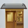 thumbnail image 4 of Toolven Front Door Canopy with High-Quality Aluminum Alloy Bracket, PC Shed Panel, 110.23lbs Load Capacity, Efficient Drainage, Easy Installation, Modern Design for Long-Term Use, 4 of 8