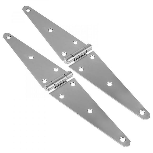 2pcs Strap Hinge 250mm Heavy Duty Hinge Gate Hardware Decorative Strap Hinge RAE