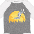 thumbnail image 4 of Inktastic Space Outerspace Moon and Astronaut Boys or Girls Long Sleeve Baby Bodysuit, 4 of 5