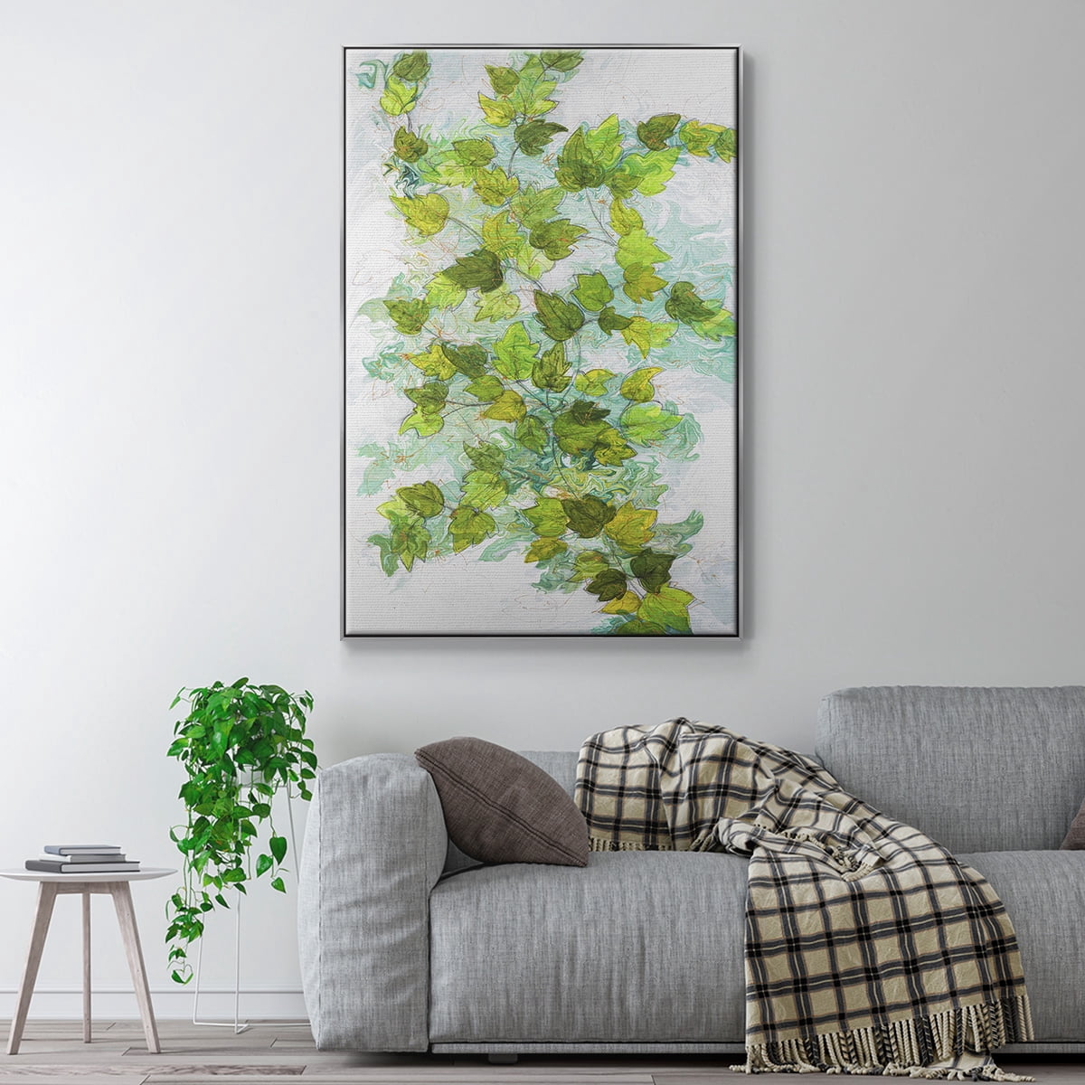 Ivy Framed Premium Gallery Wrapped Canvas - Ready to Hang
