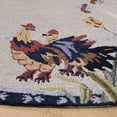 thumbnail image 3 of Safavieh Chelsea Lanford Animal Wool Area Rug, Ivory, 4'6" x 6'6" Oval, 3 of 9