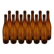 750 ml Amber Glass Hock Bottles, 12 per case