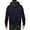 Black, variant on Gildan Mens Heavy Blend Hooded Sweatshirt, 2XL, Sport Grey