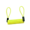 thumbnail image 3 of Cable de seguridad para candado de disco, cable de seguridad para manillar de motocicleta y scooter. Amarillo, 3 of 9