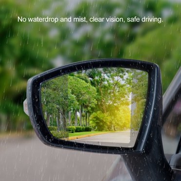 Car Mirror Anti-fog Film Ziciner 4-Pack Rearview Mirror Anti-Fog Film - Waterproof HD Nano Clear Sticker For Car Mirrors & Windows Universal Mirror Protection Film