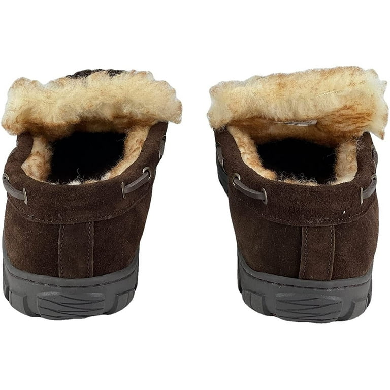 Clarks Mens Suede Venetian Moccasin Slipper A345001 Warm Plush