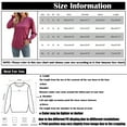 thumbnail image 4 of Necks For Womens Long Sleeve, Long Sleeve T Shirts Women T Shirts For Women Trendy Women's Autumn Winter Fashion Casual V-Neck Solid Color Loose Shirt With Leaf Sleeve Top Trendy (Dark Gray,X-Large), 4 of 4