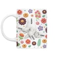thumbnail image 3 of Cheapark Mom Handprint Flower Mug Ceramic Cup For Mother's Day Gift Daily Drinkware Decor Gift, 3 of 7