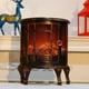 thumbnail image 2 of Lámpara de linterna de decoración de chimenea de quemador de registro LED parpadeante sin llama retro, 2 of 7