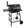 thumbnail image 3 of Grill Boss 23" Charcoal Barrel Grill, Adjustable Grate Large Cooking Area, Black, 3 of 13