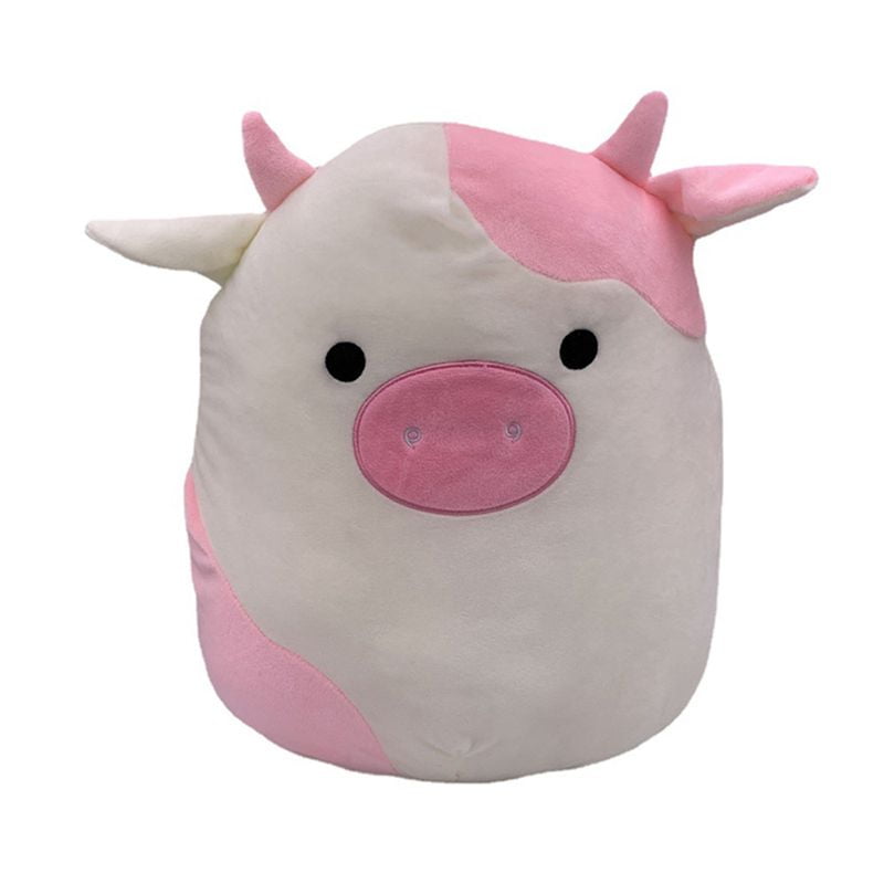 SJENERT Cute Plush Cow Pillow, Soft Cow Stuffed Doll for Children